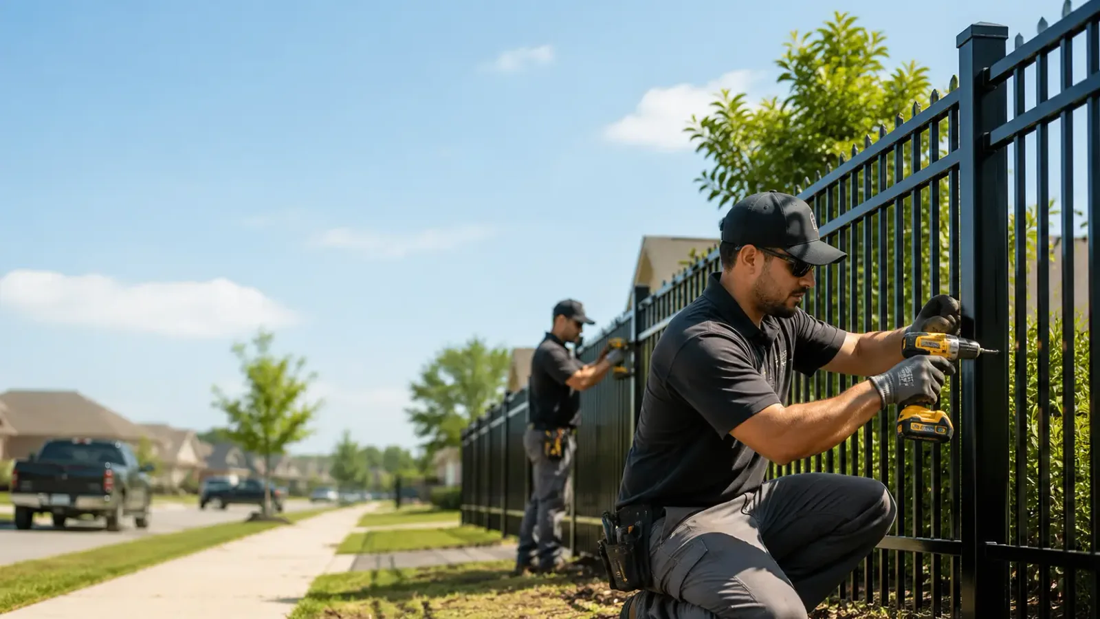 Metal Fence Installation in Woodbury, PA